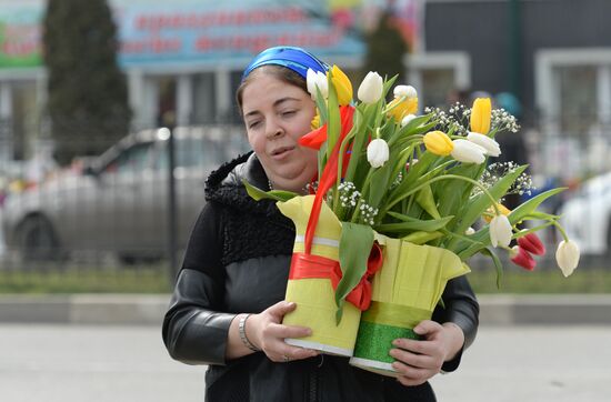 March 8 celebrations in Russian cities