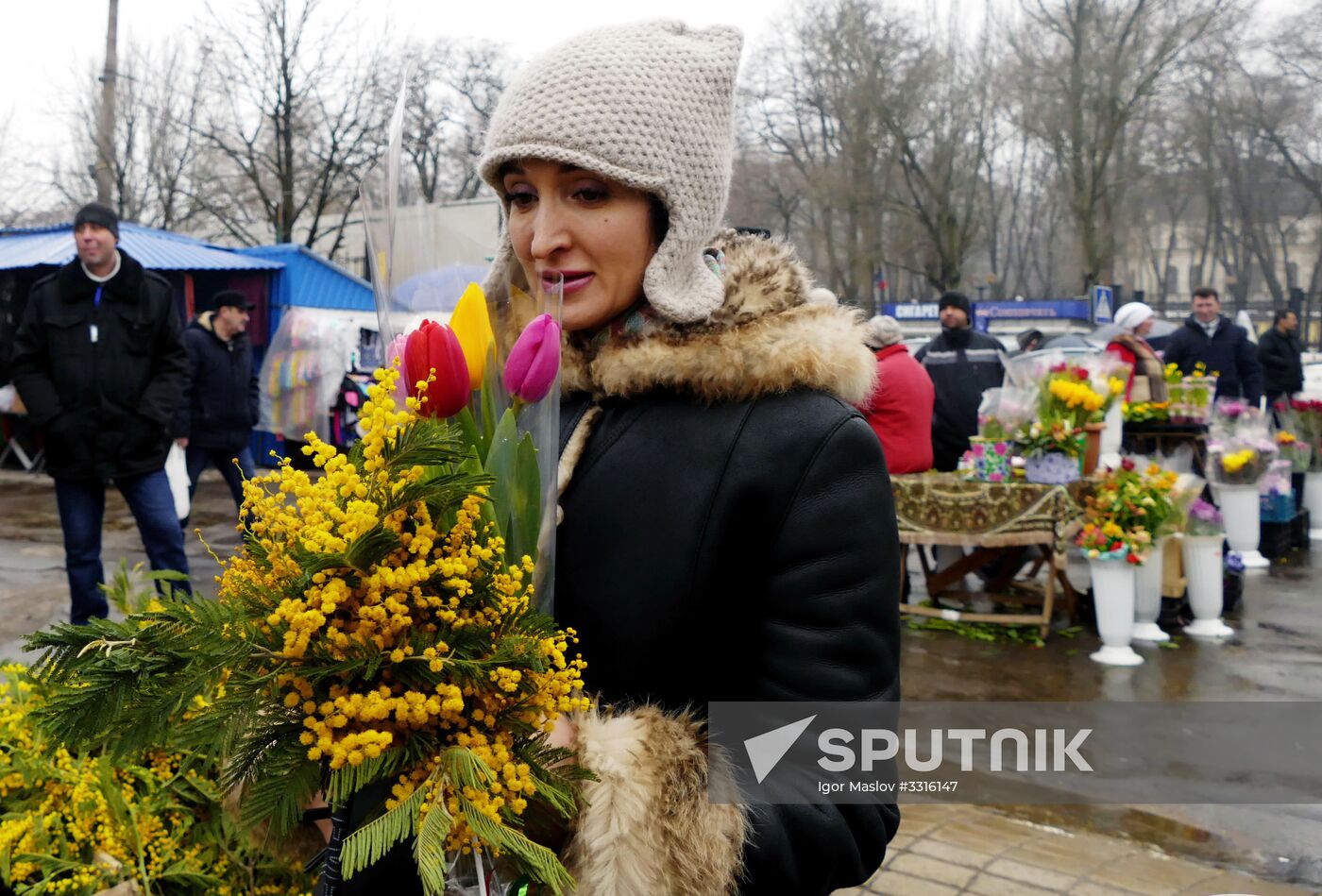 International Women's Day celebrations in Donetsk