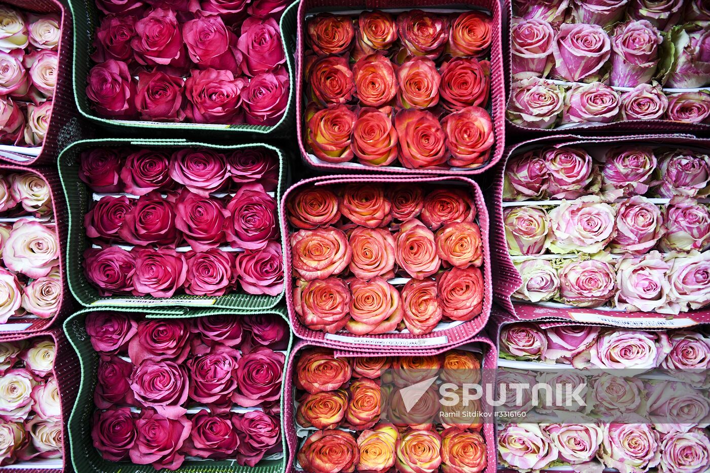 Flower sale on International Women's Day