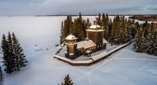 St. Elijah Vodlozero Ashram Monastery in Karelia