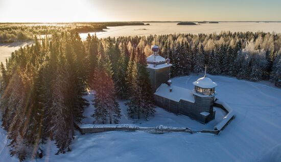 St. Elijah Vodlozero Ashram Monastery in Karelia