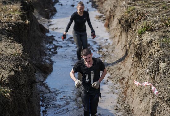 Tough Guys extreme steeplechase in Krasnodar Territory