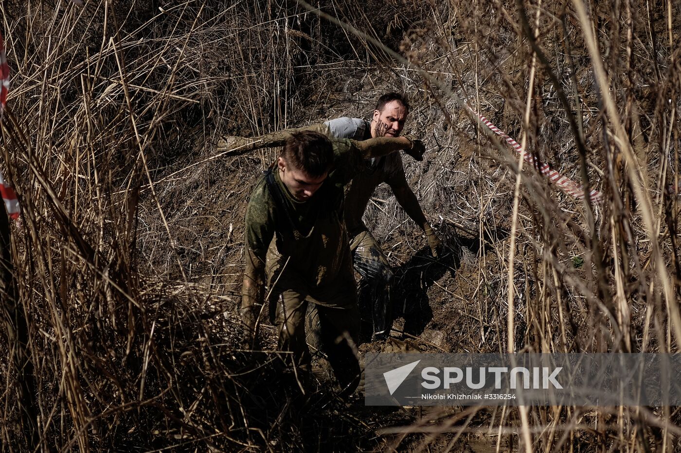 Tough Guys extreme steeplechase in Krasnodar Territory