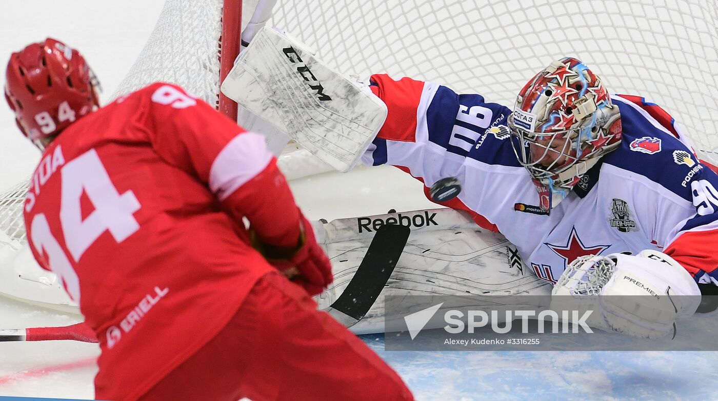 Ice hockey. KHL. Spartak vs. CSKA