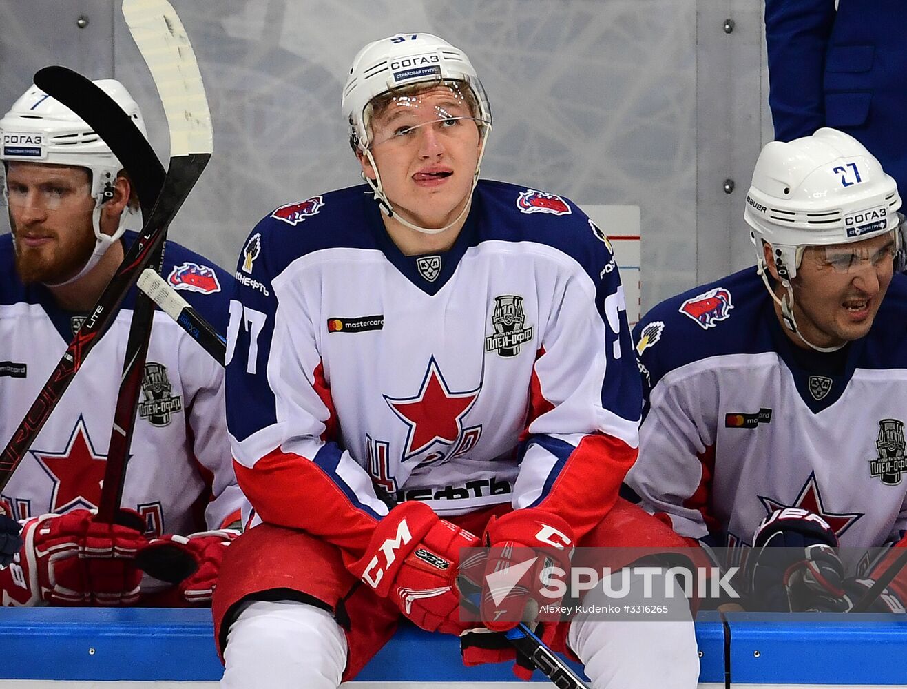 Ice hockey. KHL. Spartak vs. CSKA