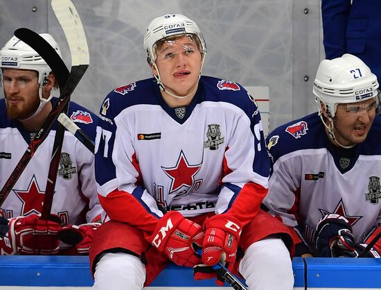 Ice hockey. KHL. Spartak vs. CSKA