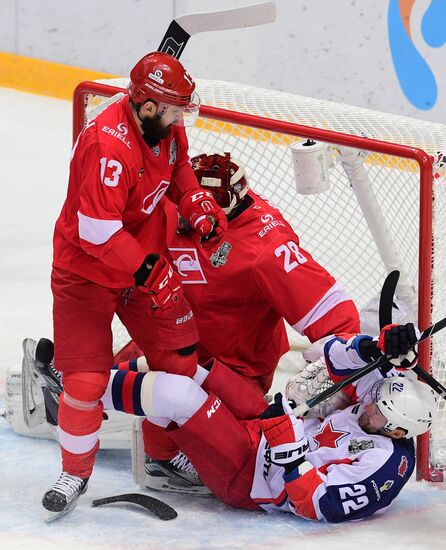 Ice hockey. KHL. Spartak vs. CSKA