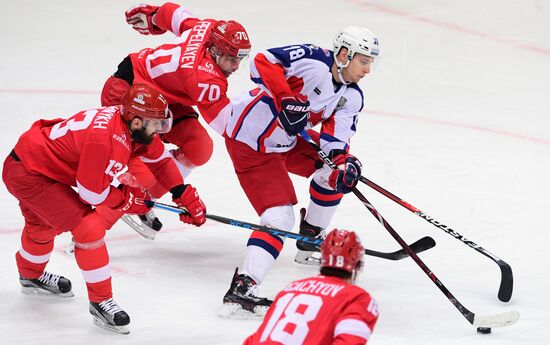 Ice hockey. KHL. Spartak vs. CSKA