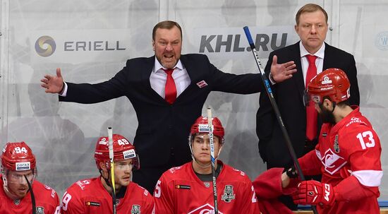 Ice hockey. KHL. Spartak vs. CSKA