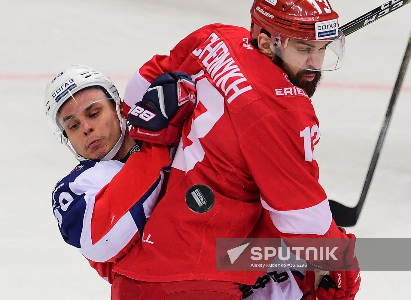 Ice hockey. KHL. Spartak vs. CSKA