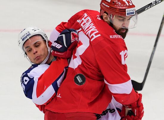 Ice hockey. KHL. Spartak vs. CSKA