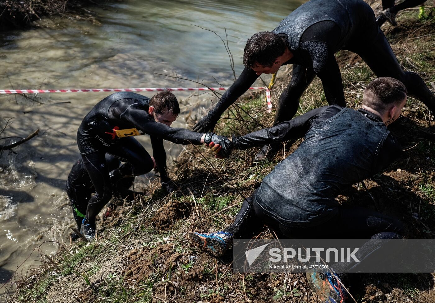 Tough Guys extreme steeplechase in Krasnodar Territory