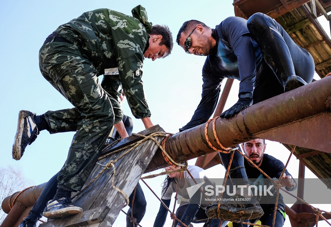 Tough Guys extreme steeplechase in Krasnodar Territory