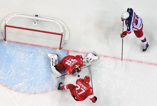 Ice hockey. KHL. Spartak vs. CSKA