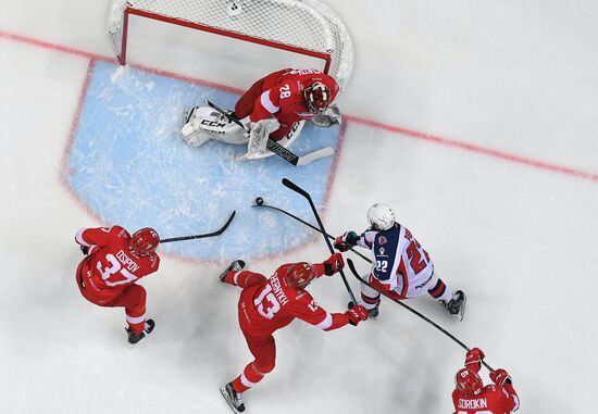 Ice hockey. KHL. Spartak vs. CSKA
