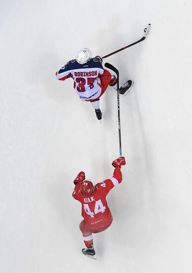 Ice hockey. KHL. Spartak vs. CSKA