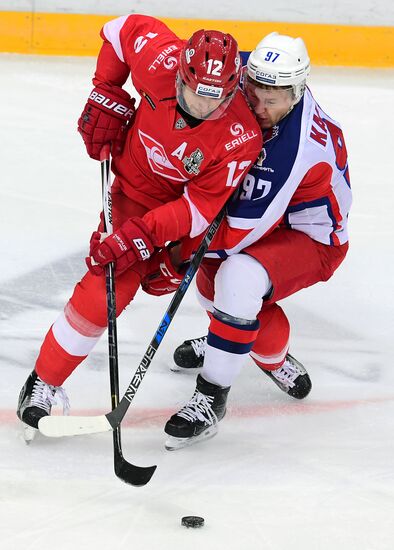 Ice hockey. KHL. Spartak vs. CSKA