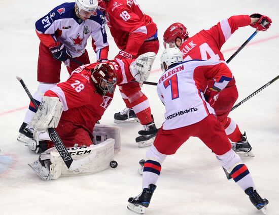 Ice hockey. KHL. Spartak vs. CSKA