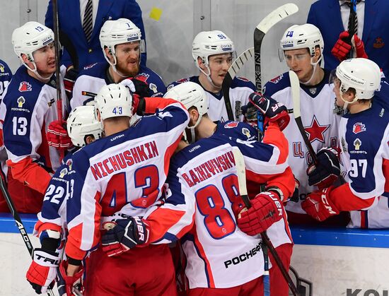 Ice hockey. KHL. Spartak vs. CSKA