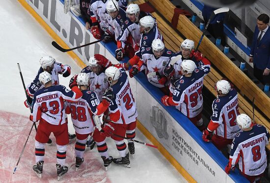 Ice hockey. KHL. Spartak vs. CSKA