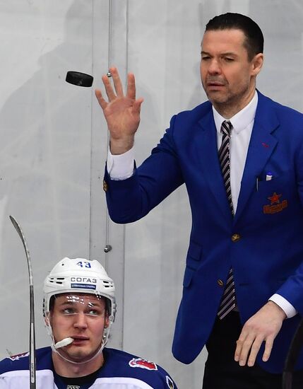 Ice hockey. KHL. Spartak vs. CSKA