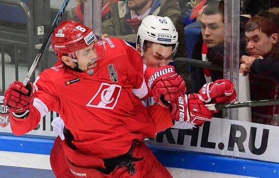 Ice hockey. KHL. Spartak vs. CSKA