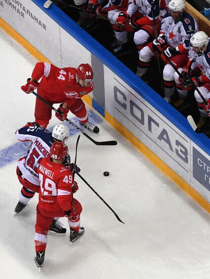 Ice hockey. KHL. Spartak vs. CSKA