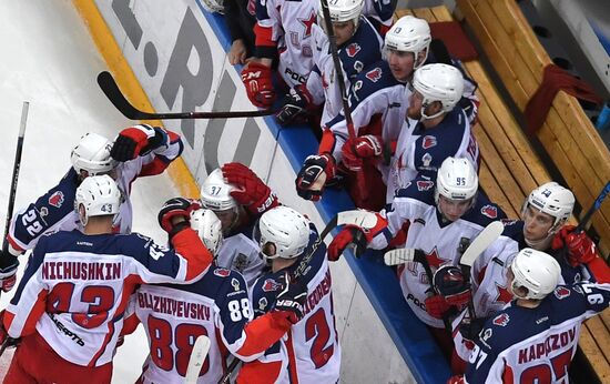 Ice hockey. KHL. Spartak vs. CSKA