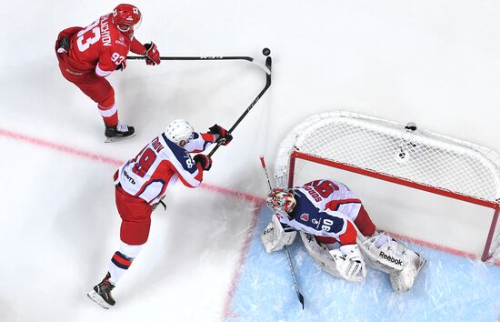 Ice hockey. KHL. Spartak vs. CSKA