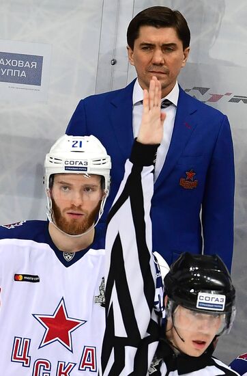 Ice hockey. KHL. Spartak vs. CSKA