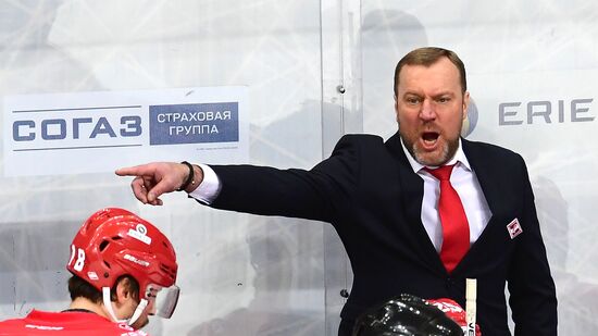 Ice hockey. KHL. Spartak vs. CSKA