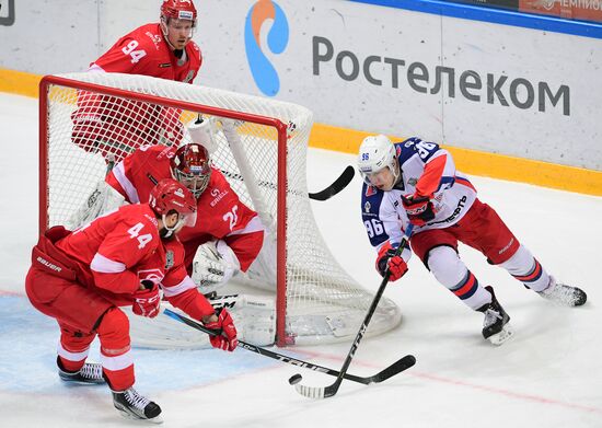 Ice hockey. KHL. Spartak vs. CSKA