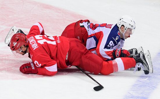 Ice hockey. KHL. Spartak vs. CSKA