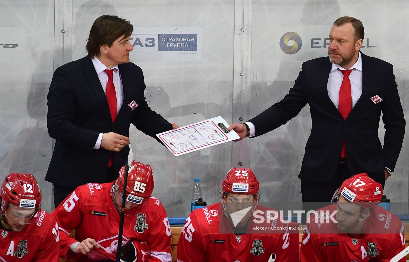 Ice hockey. KHL. Spartak vs. CSKA