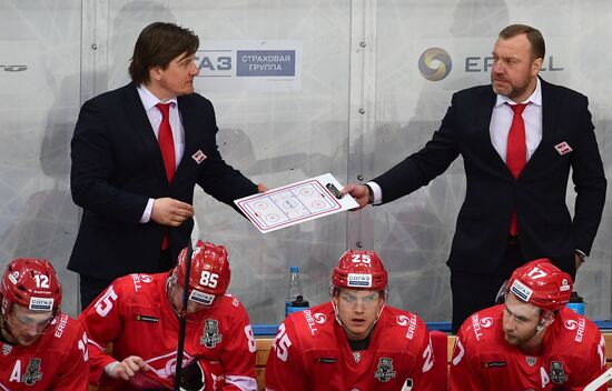 Ice hockey. KHL. Spartak vs. CSKA