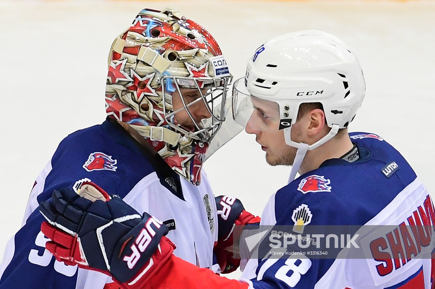 Ice hockey. KHL. Spartak vs. CSKA