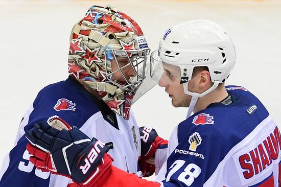 Ice hockey. KHL. Spartak vs. CSKA