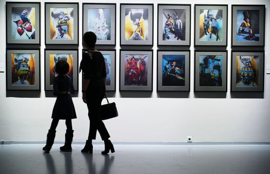 Exhibition featuring 2018 Pirelli Calendar