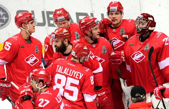 Ice hockey. KHL. Spartak vs. CSKA