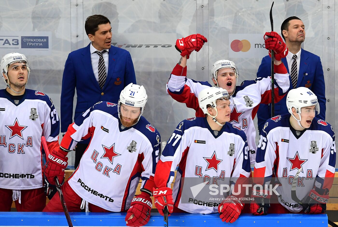 Ice hockey. KHL. Spartak vs. CSKA