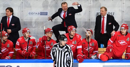 Ice hockey. KHL. Spartak vs. CSKA