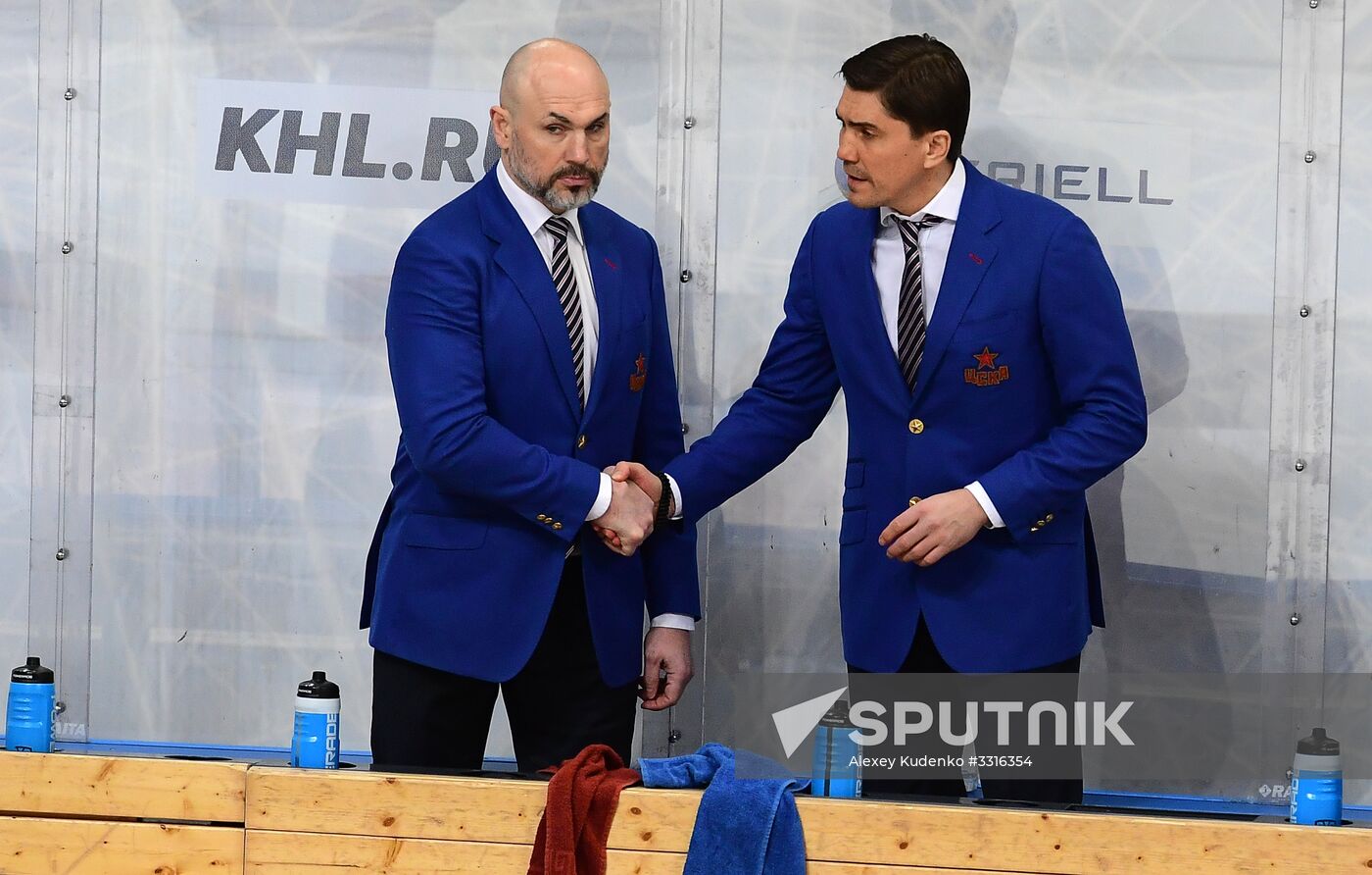 Ice hockey. KHL. Spartak vs. CSKA