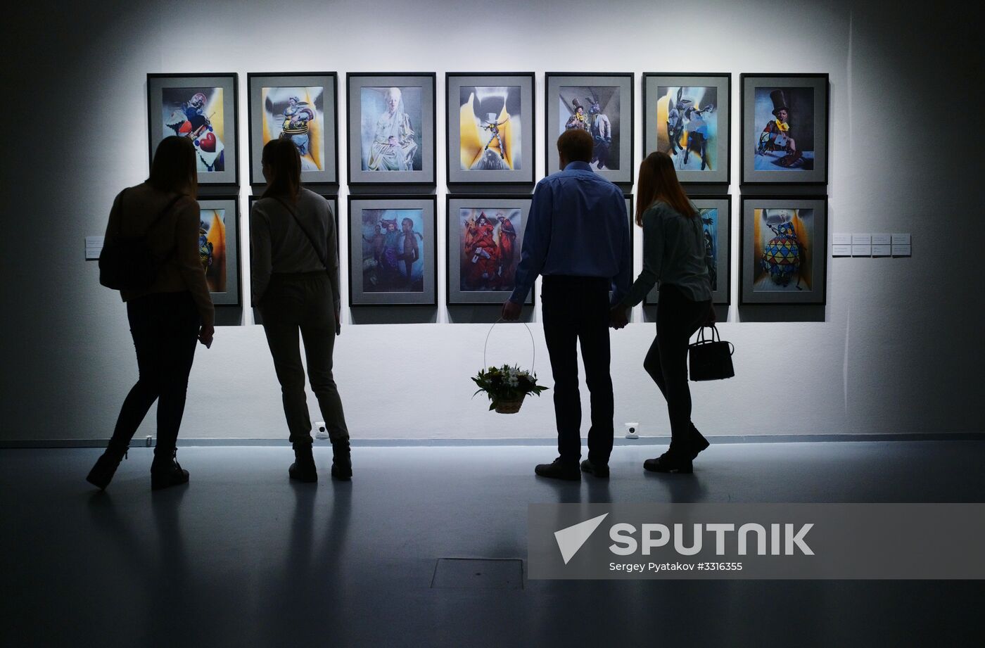 Exhibition featuring 2018 Pirelli Calendar