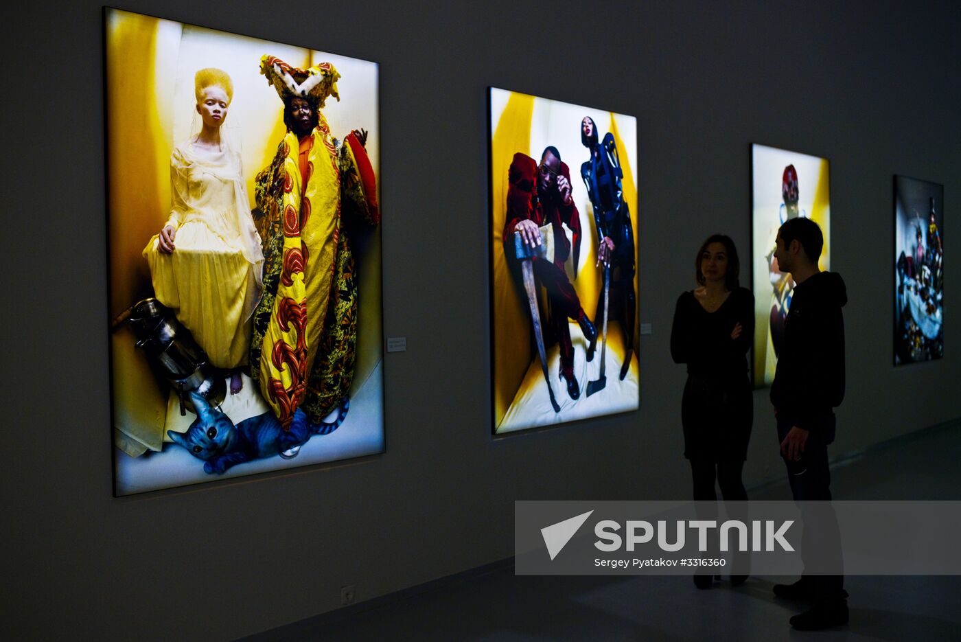 Exhibition featuring 2018 Pirelli Calendar