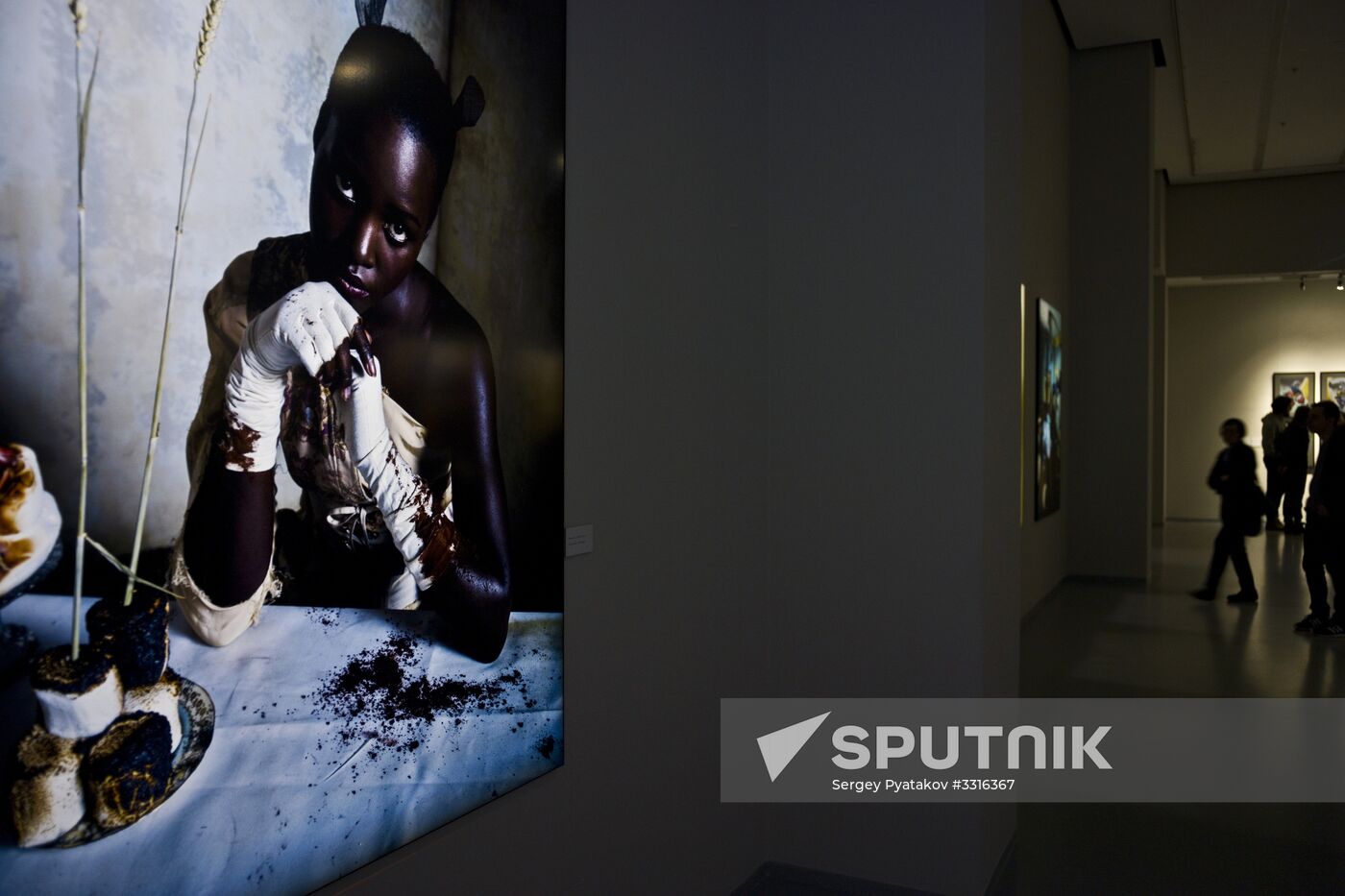 Exhibition featuring 2018 Pirelli Calendar