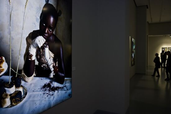 Exhibition featuring 2018 Pirelli Calendar