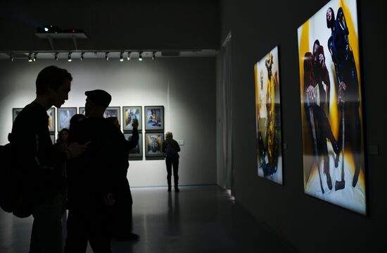 Exhibition featuring 2018 Pirelli Calendar