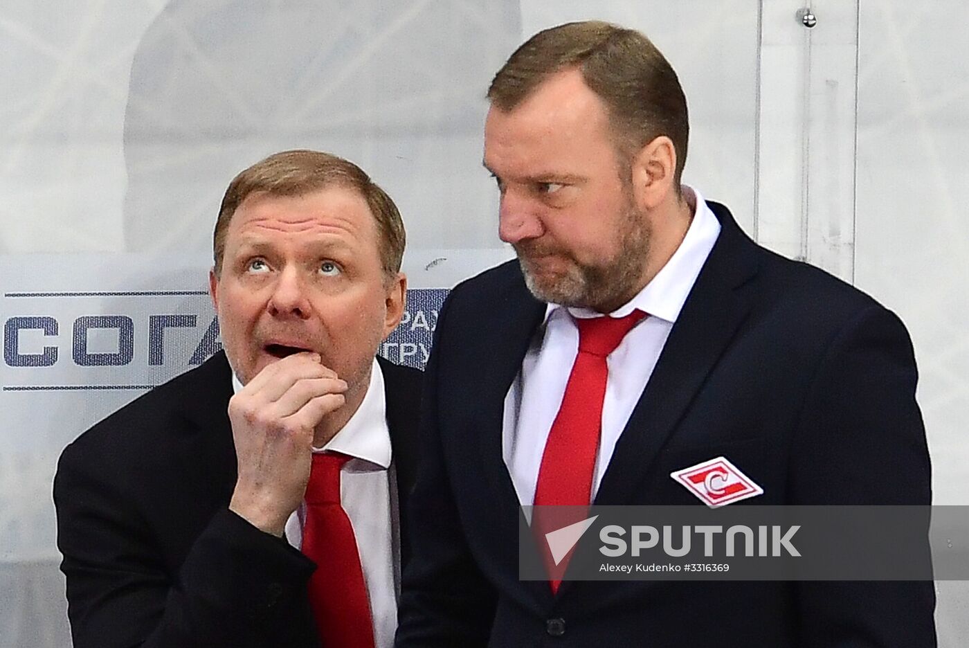 Ice hockey. KHL. Spartak vs. CSKA