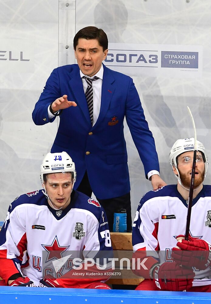 Ice hockey. KHL. Spartak vs. CSKA