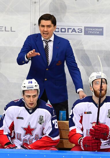 Ice hockey. KHL. Spartak vs. CSKA